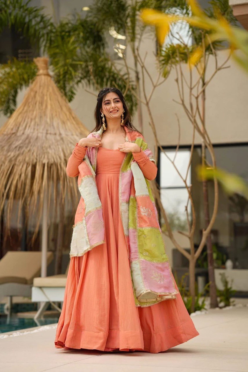 Trending Jalpari Silk Long Anarkali Suit