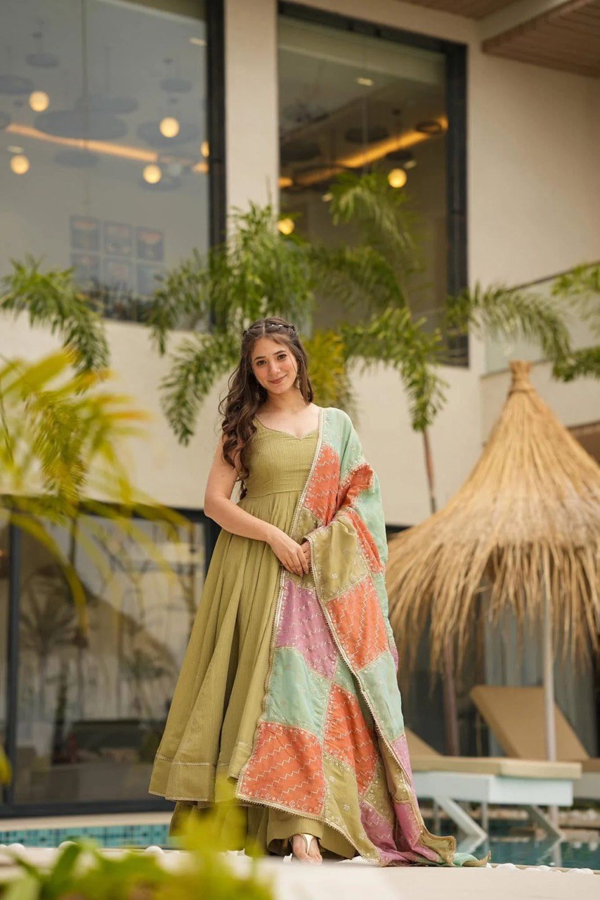 Trending Jalpari Silk Long Anarkali Suit