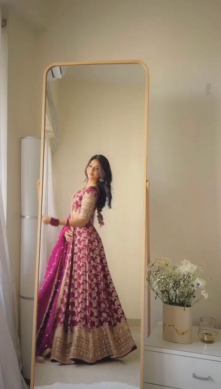 Festival Special Jacquard sequence Lehenga Choli