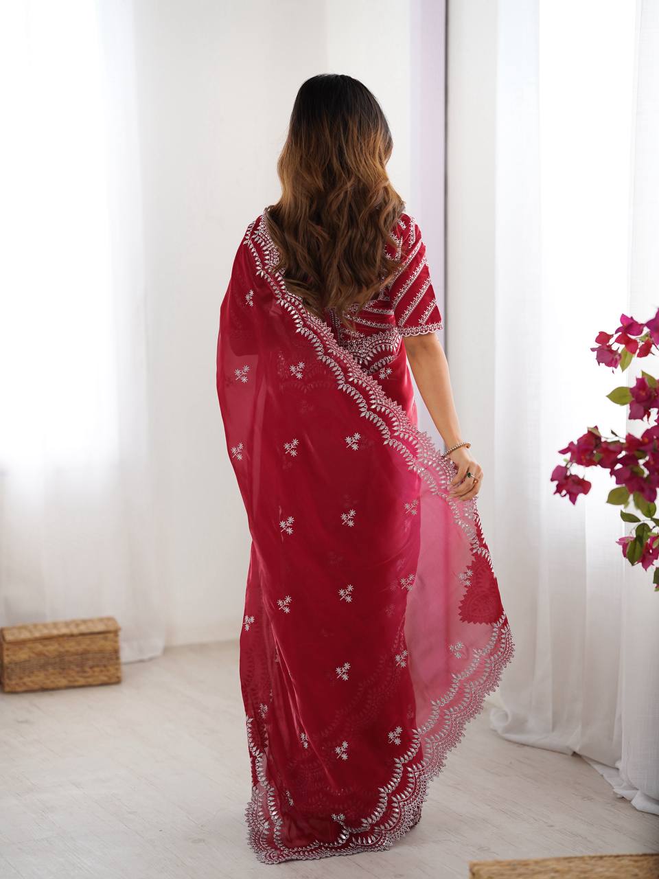 Jimmy Chu Sequence work Saree