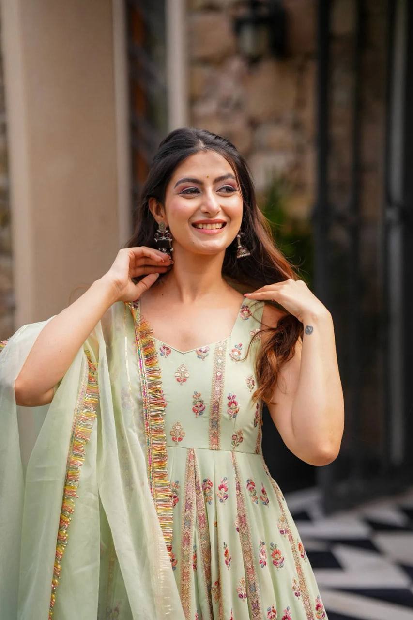 DESIGNER SUIT WITH PANT AND DUPATTA