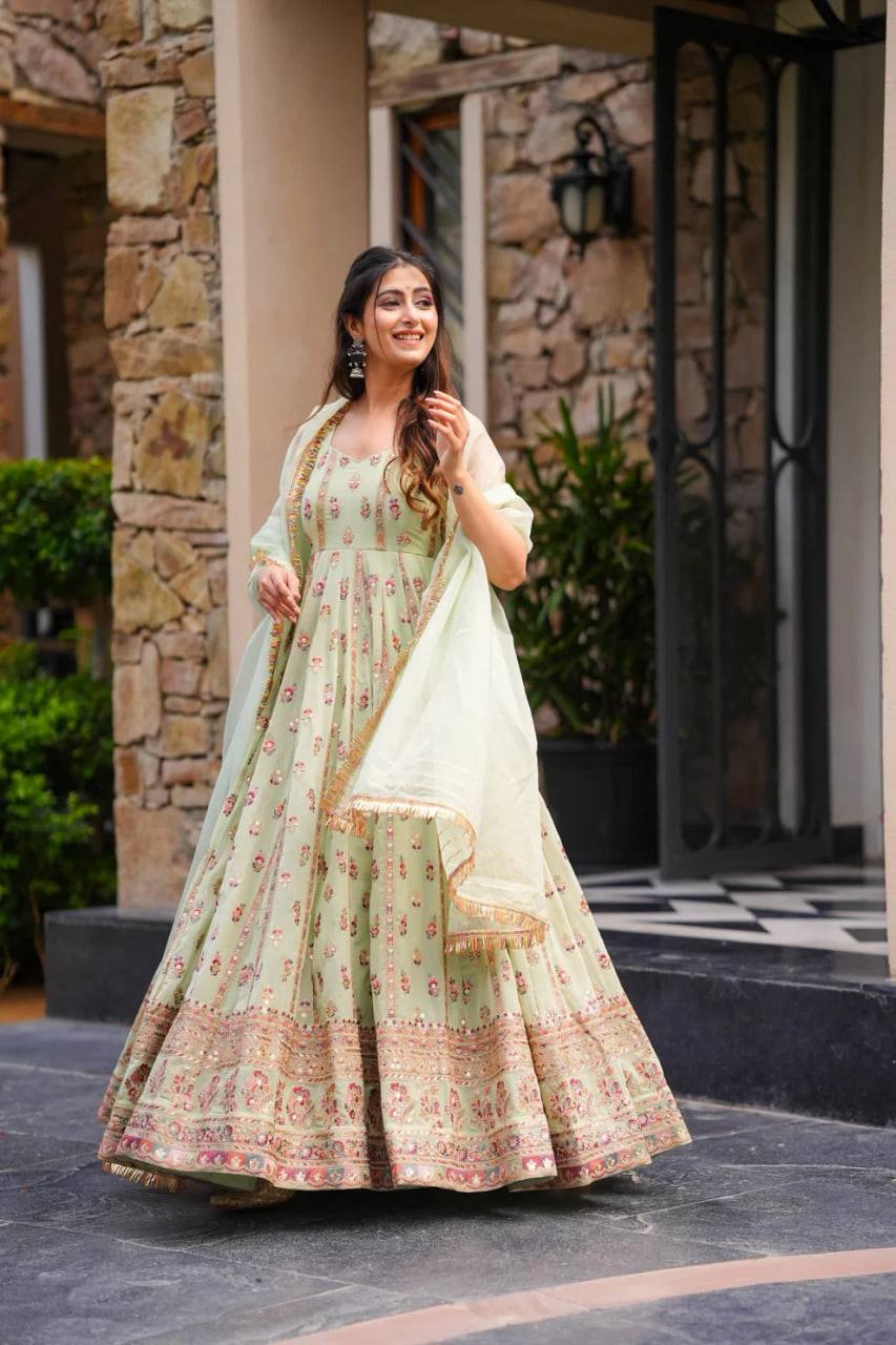 DESIGNER SUIT WITH PANT AND DUPATTA