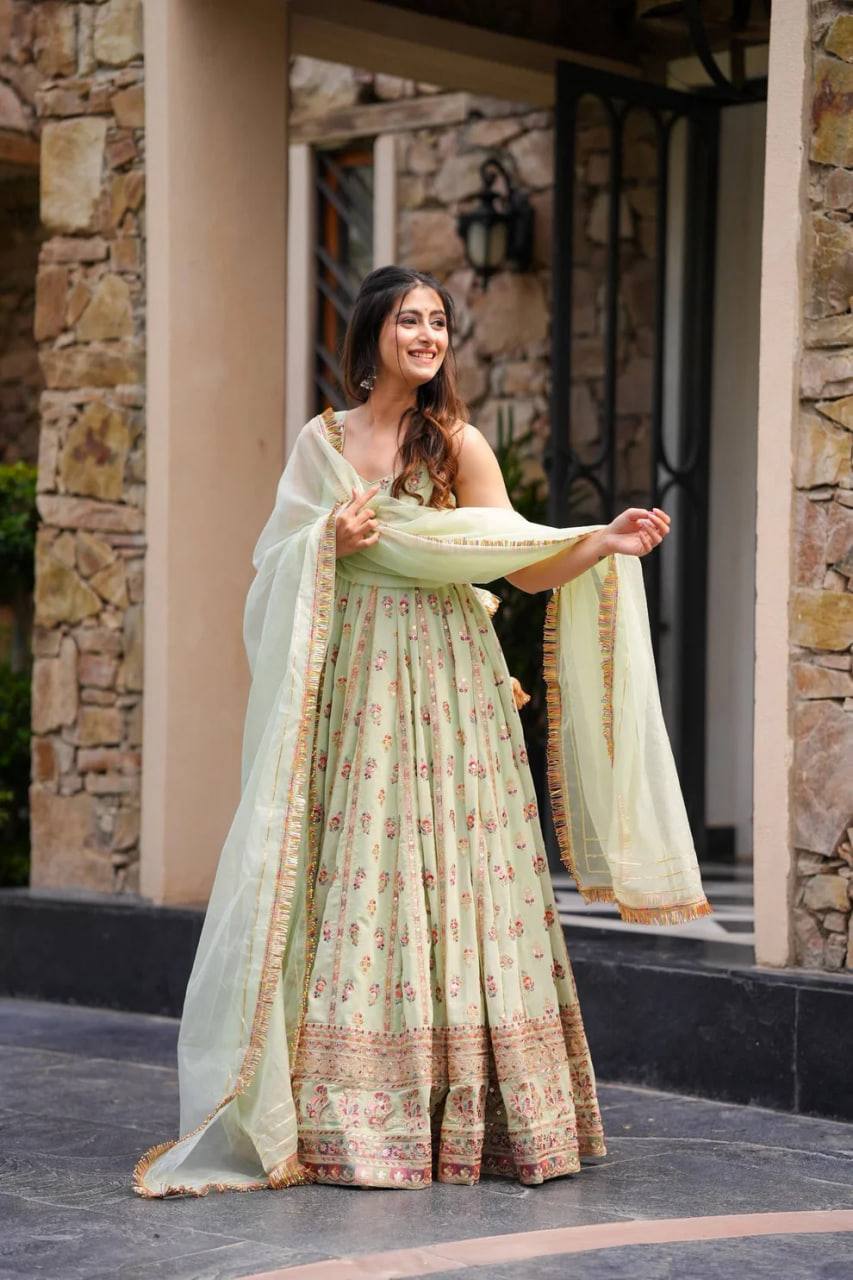 DESIGNER SUIT WITH PANT AND DUPATTA