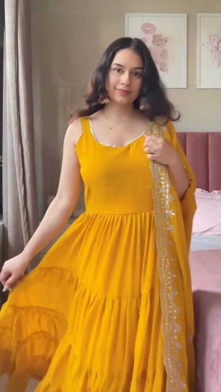 Heavy Georgette Gown