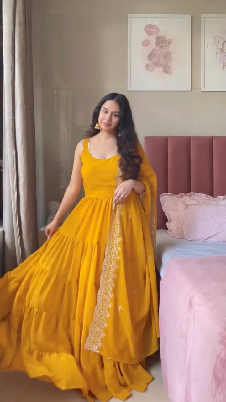 Heavy Georgette Gown