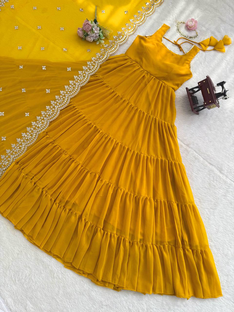 Heavy Georgette Gown