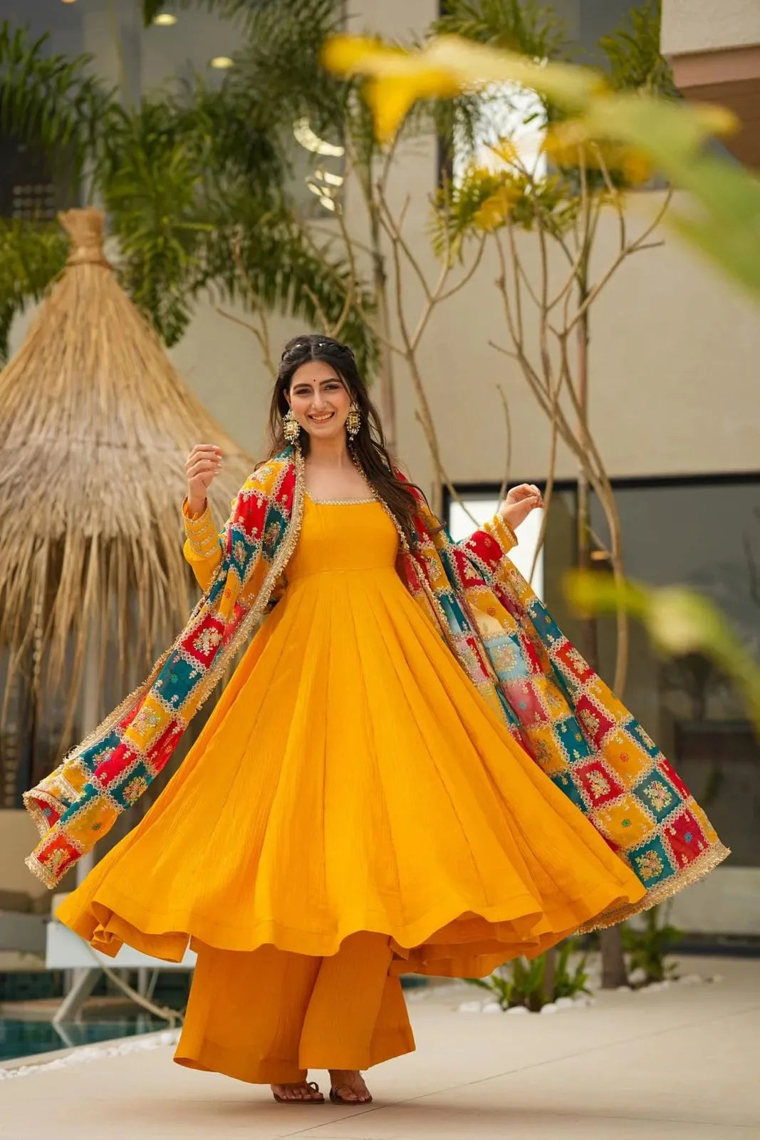 Presenting Haldi Special Suit Set with Dupatta