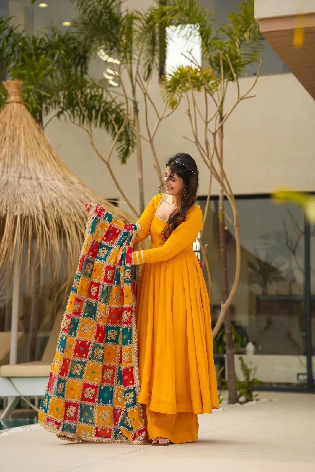 Presenting Haldi Special Suit Set with Dupatta