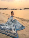White Stylish Anarkali Suit Set