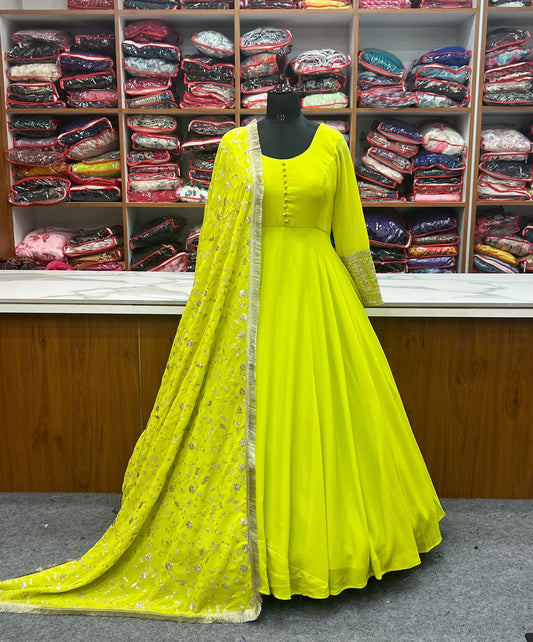 Presenting New Launching Anarkali Gown