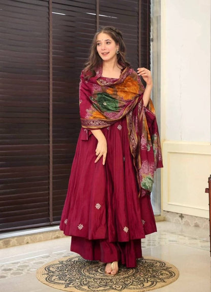 Presenting New Launching Anarkali Suit