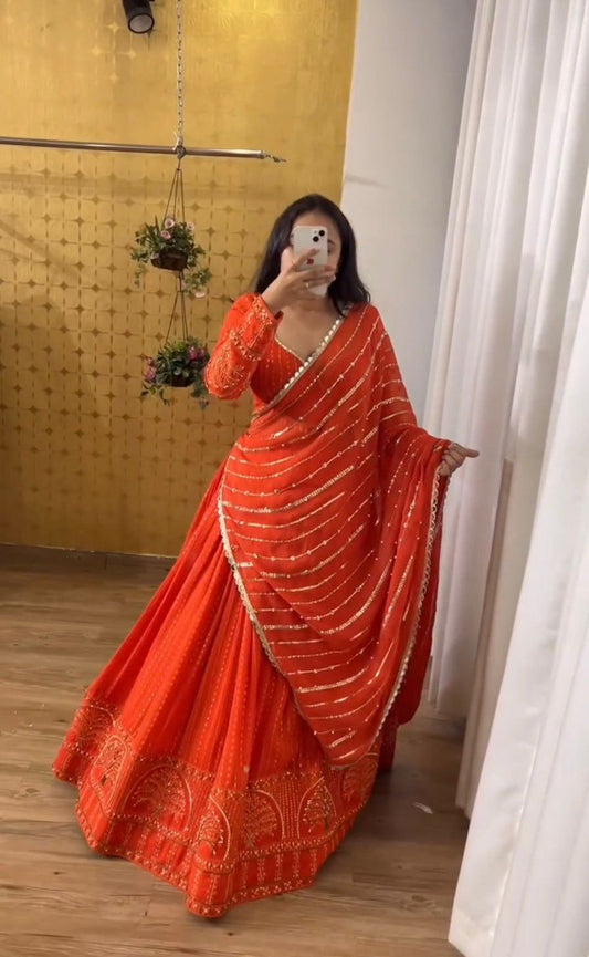 New Trending Wedding Special Lehenga Set