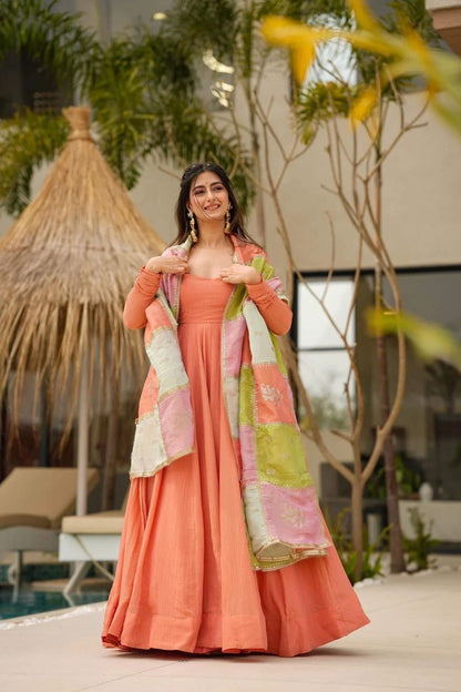 Trending Jalpari Silk Long Anarkali Suit