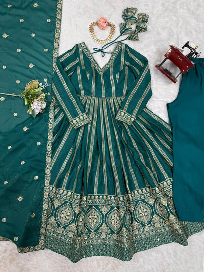 Trending Sequence work Anarkali Gown