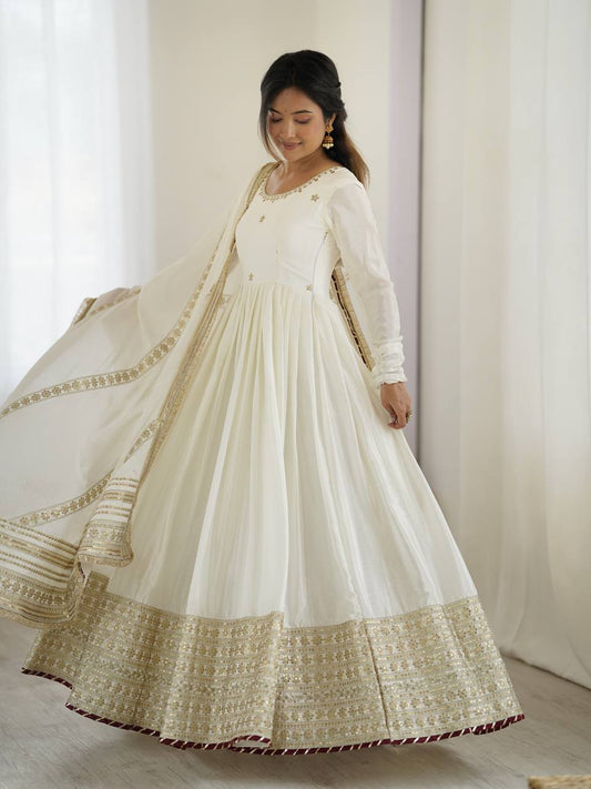 TRENDING BEAUTIFUL CHINON SALWAR SUIT