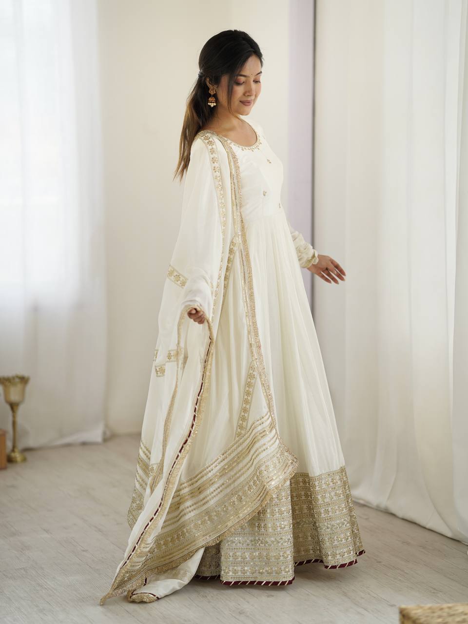 TRENDING BEAUTIFUL CHINON SALWAR SUIT