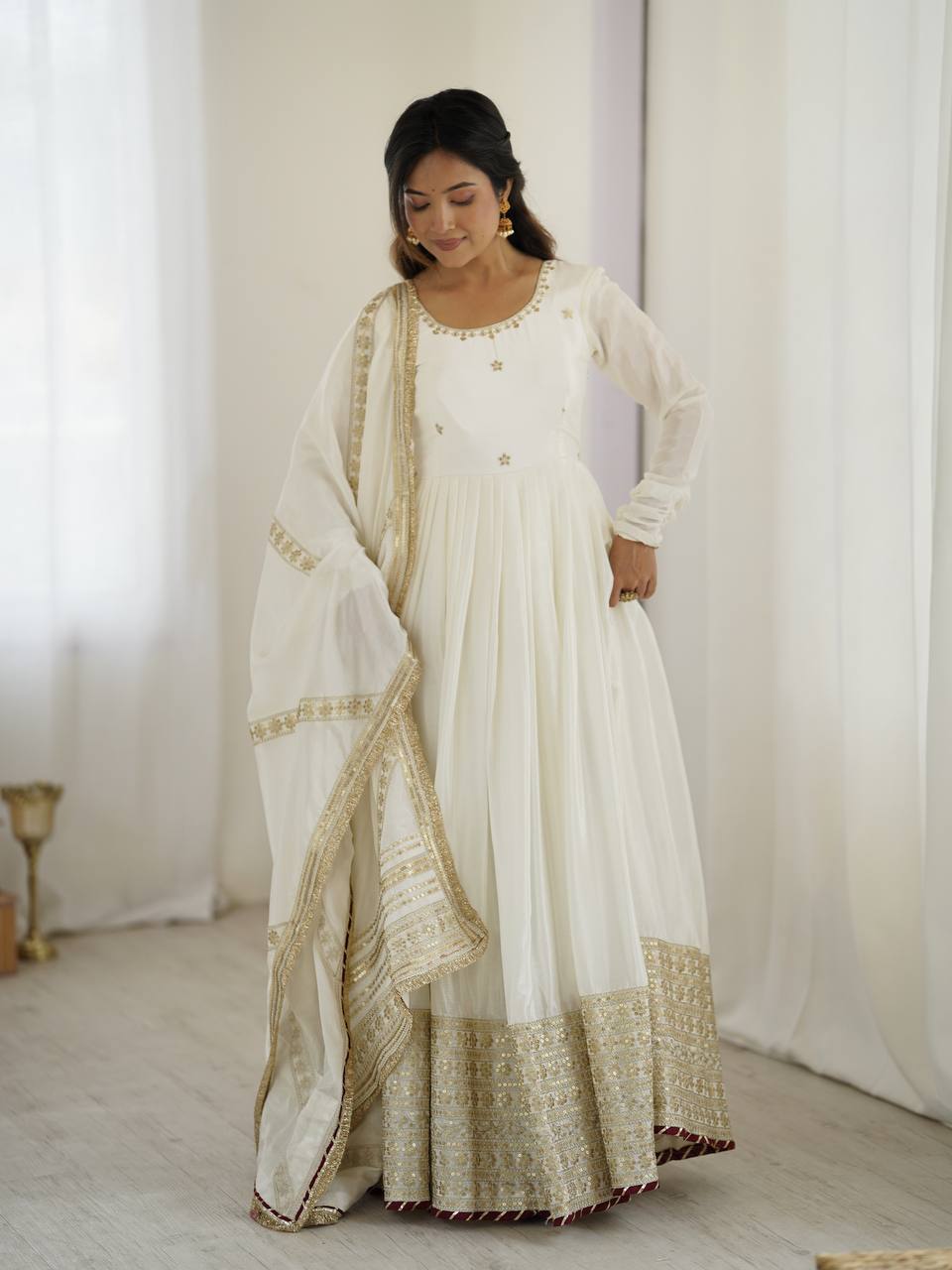 TRENDING BEAUTIFUL CHINON SALWAR SUIT