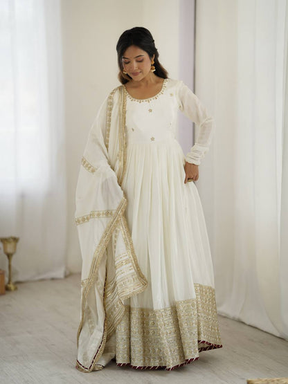 TRENDING BEAUTIFUL CHINON SALWAR SUIT