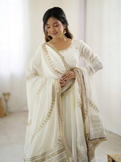 TRENDING BEAUTIFUL CHINON SALWAR SUIT