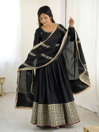 TRENDING BEAUTIFUL CHINON SALWAR SUIT