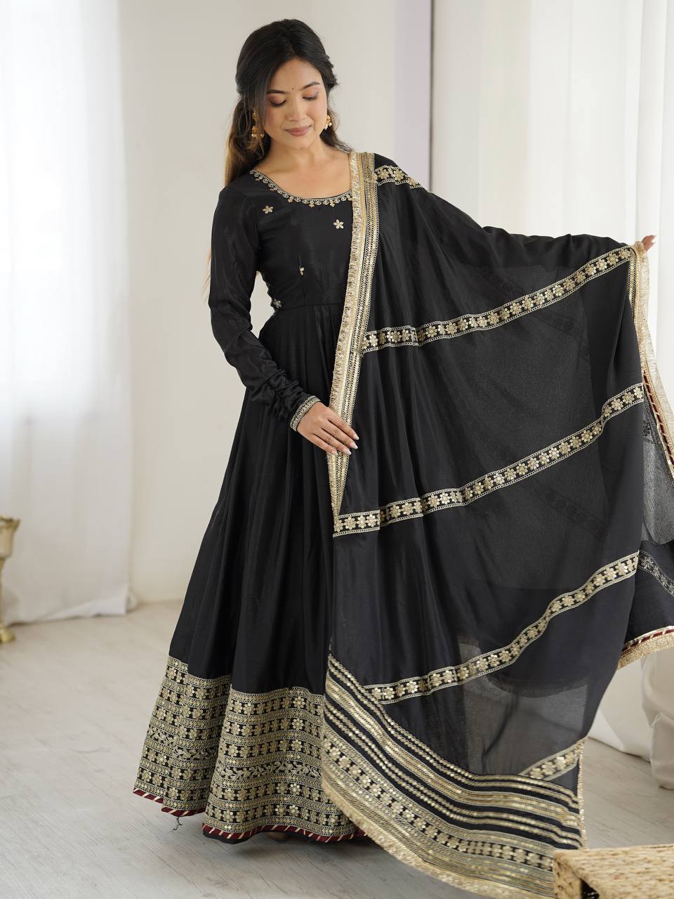 TRENDING BEAUTIFUL CHINON SALWAR SUIT