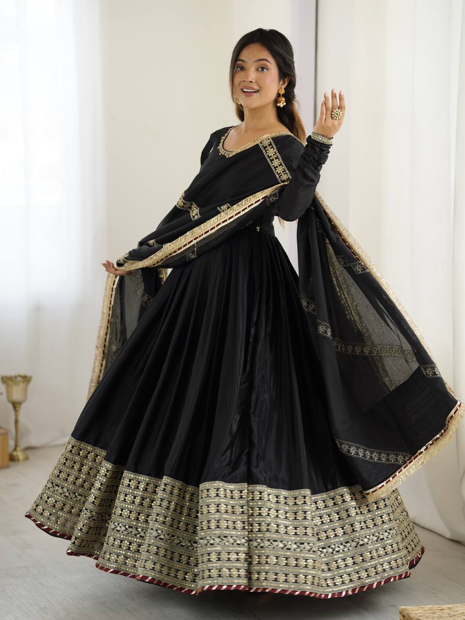 TRENDING BEAUTIFUL CHINON SALWAR SUIT