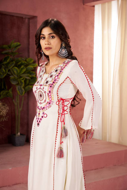 Designer Peplum & Bell Bottom Set
