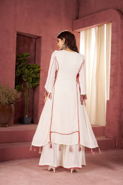 Designer Peplum & Bell Bottom Set