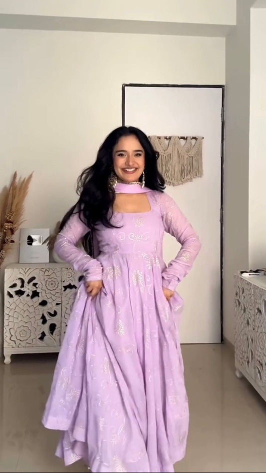 Festival Special Georgette Anarkali Suit