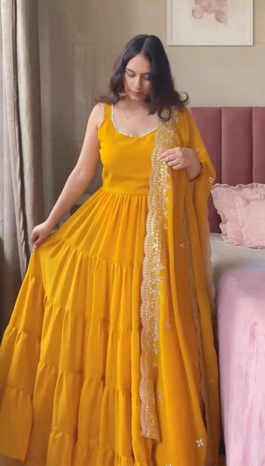 Heavy Georgette Gown