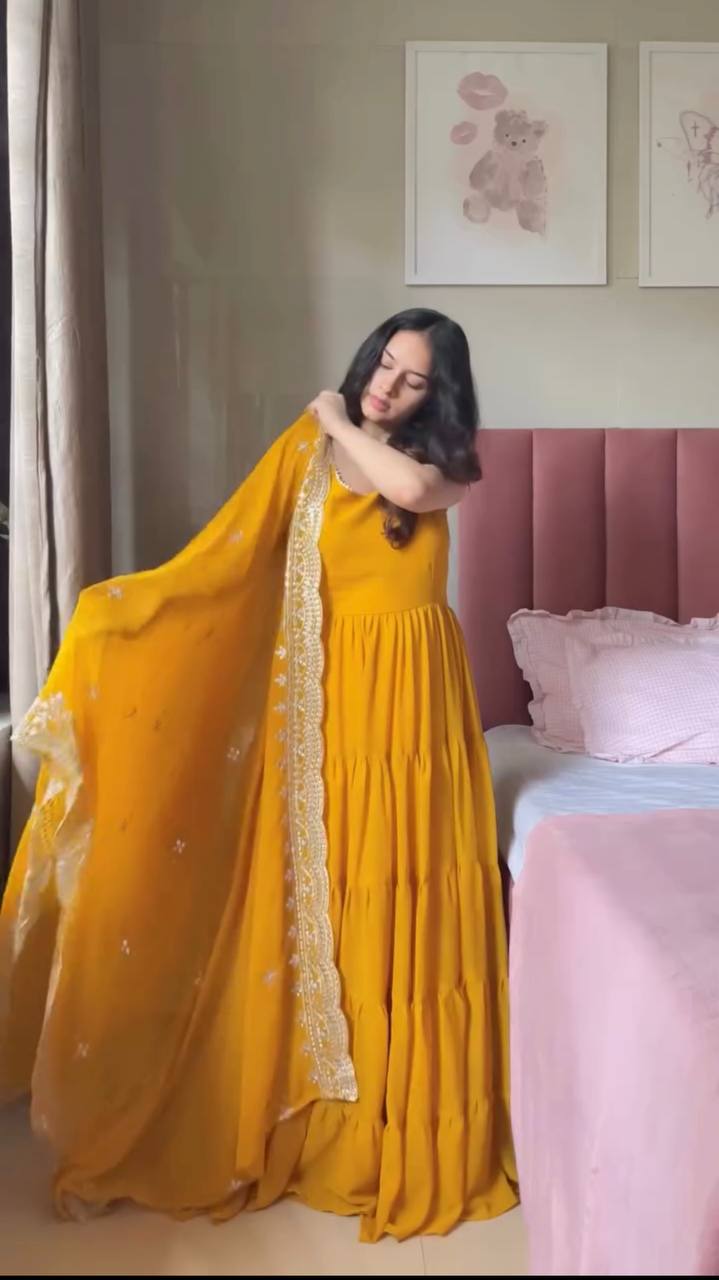 Heavy Georgette Gown