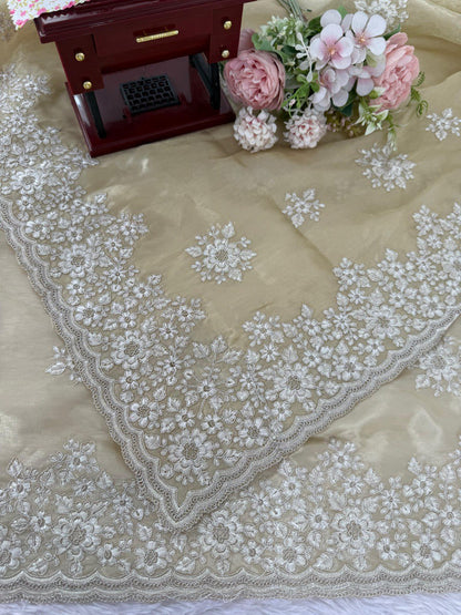 Designer Thread Work Saree